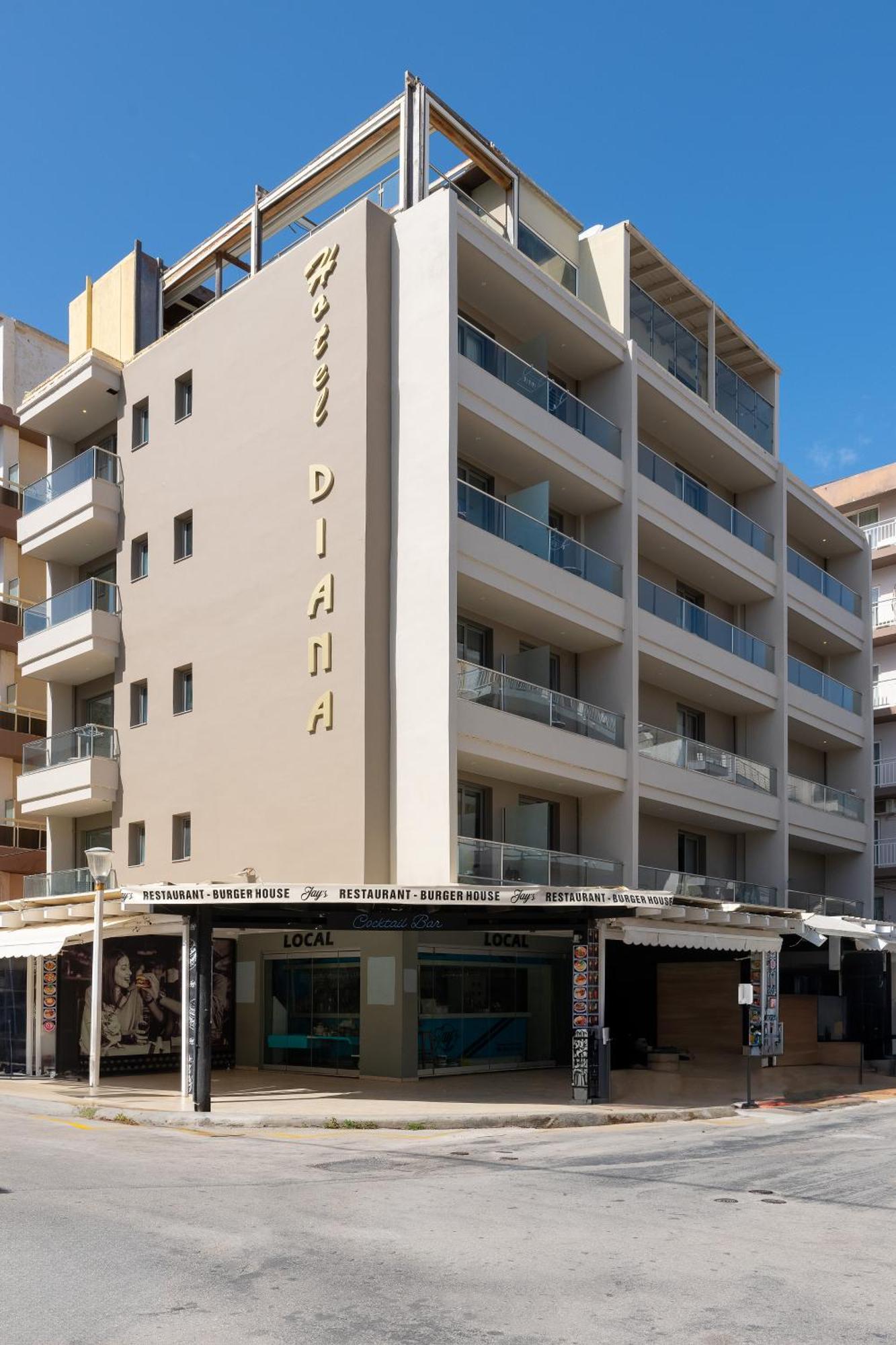Diana Art Boutique Hotel Rhodes City Екстер'єр фото